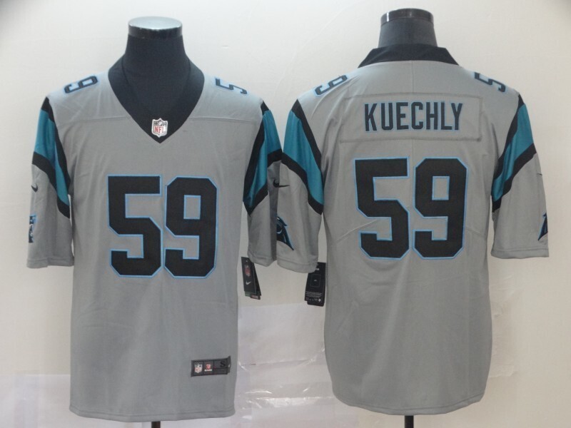 Men Carolina Panthers #59 Kuechly grey 2026 Nike NFL jersey